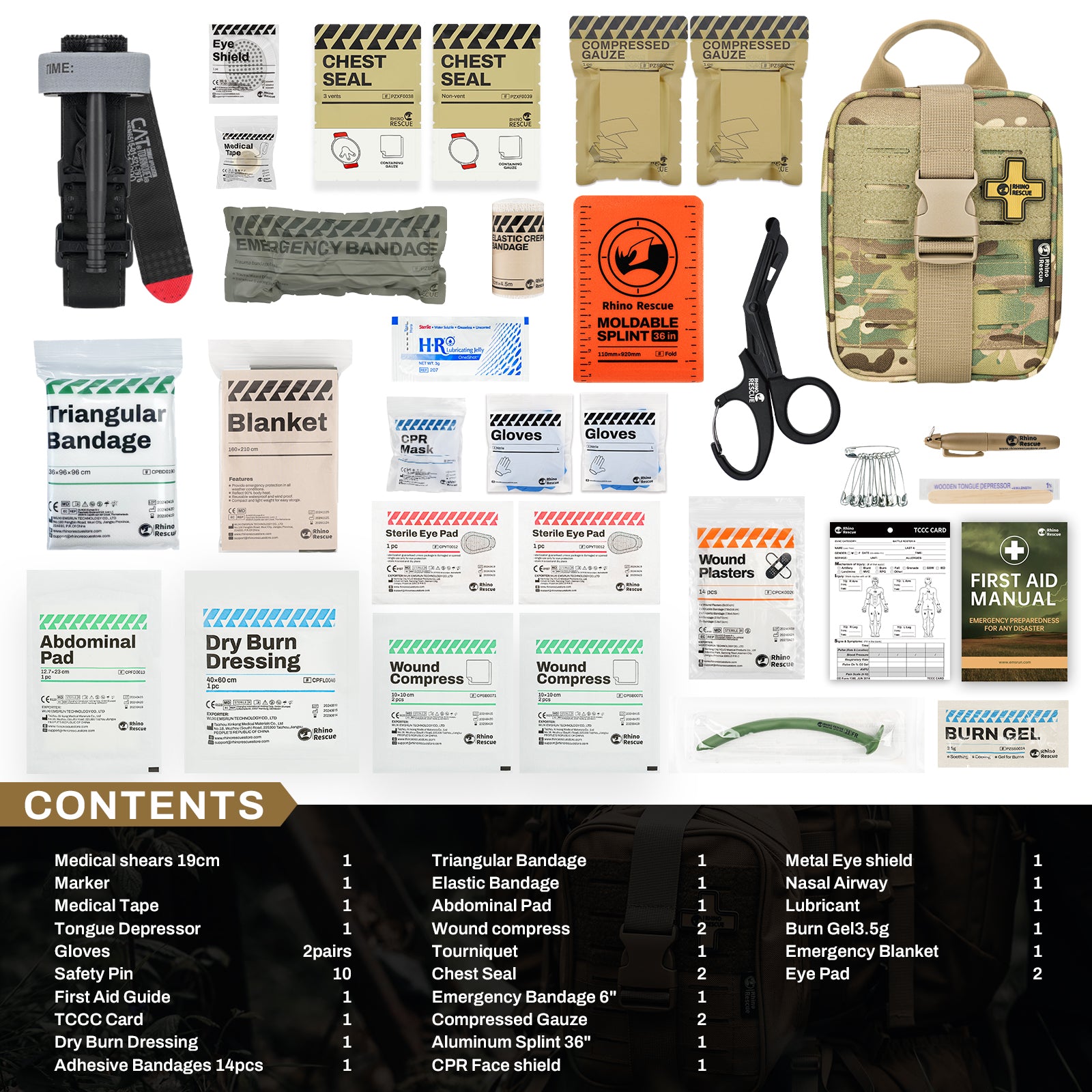 RHINO RESCUE™ SE IFAK Trauma-Kit